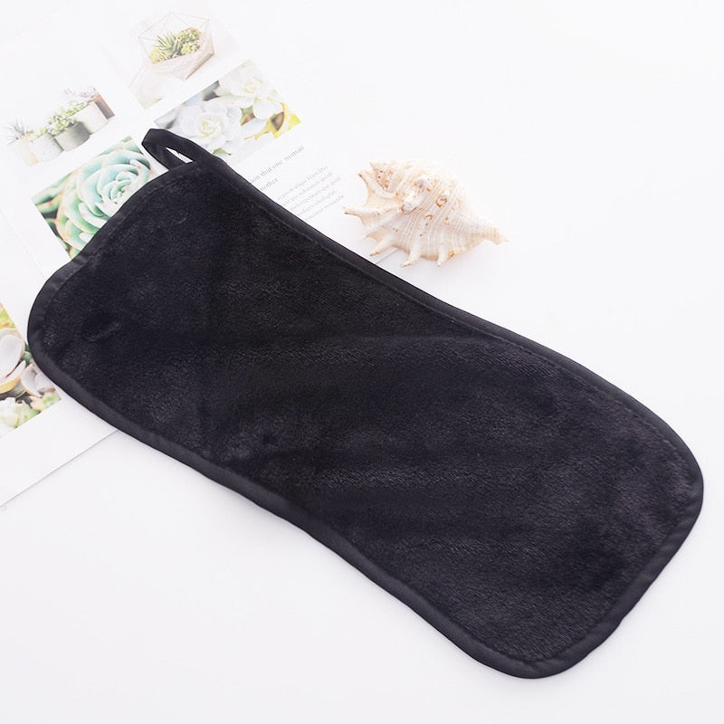 40*18cm Reusable Flannl Towel Facial Makeup Remover Microfiber Cloth Pad Wipe Face Cleaner Skin Care Cleansing Tool