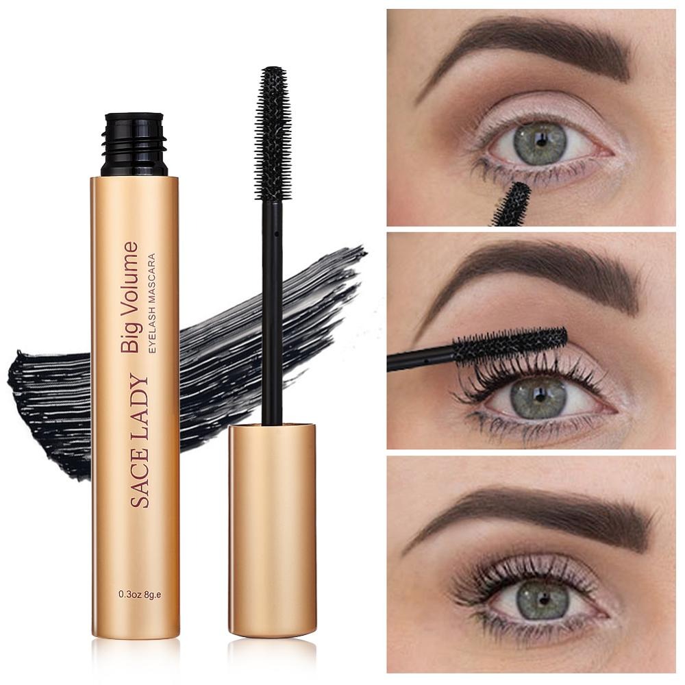 Black Mascara Waterproof Volume Eyelash Curling Lashes Professional Makeup Thick Eye Lashes Professional Rimel Natural Cosmetic